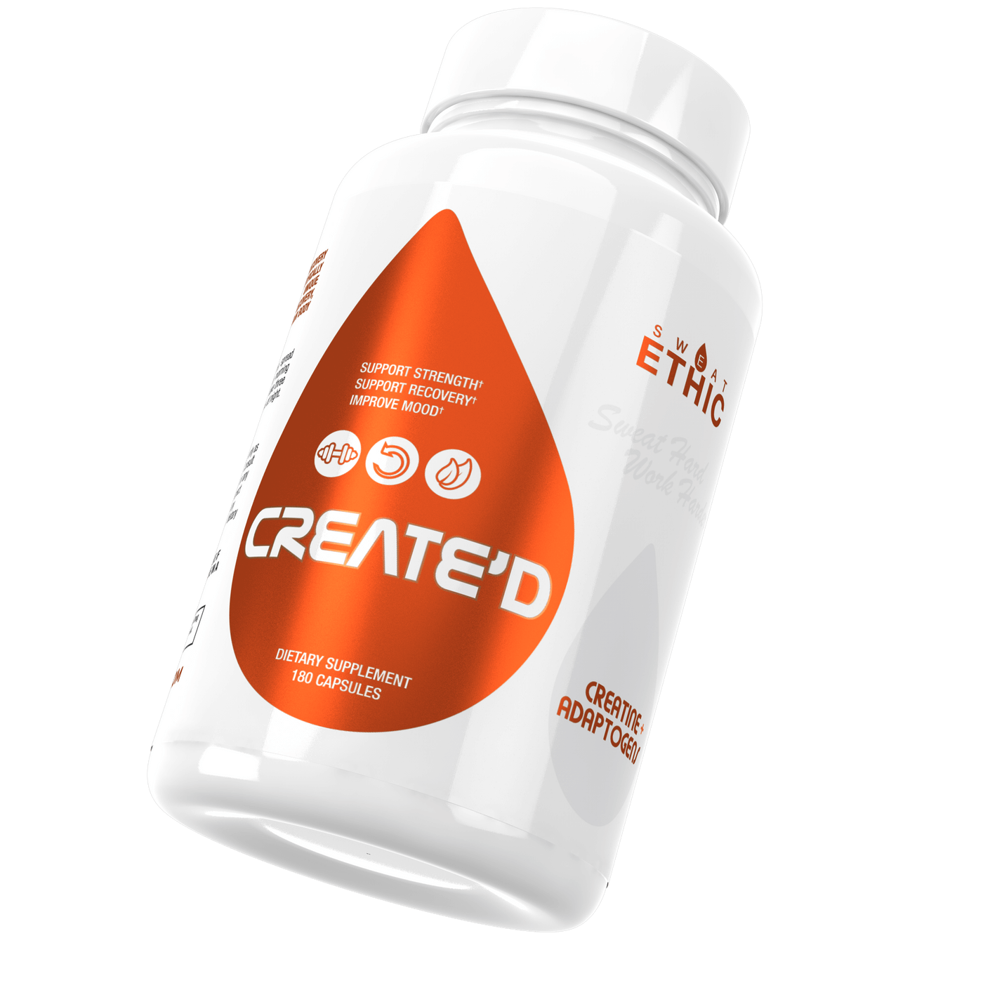 CREATE'D- Creatine & Adaptogens 180 caps