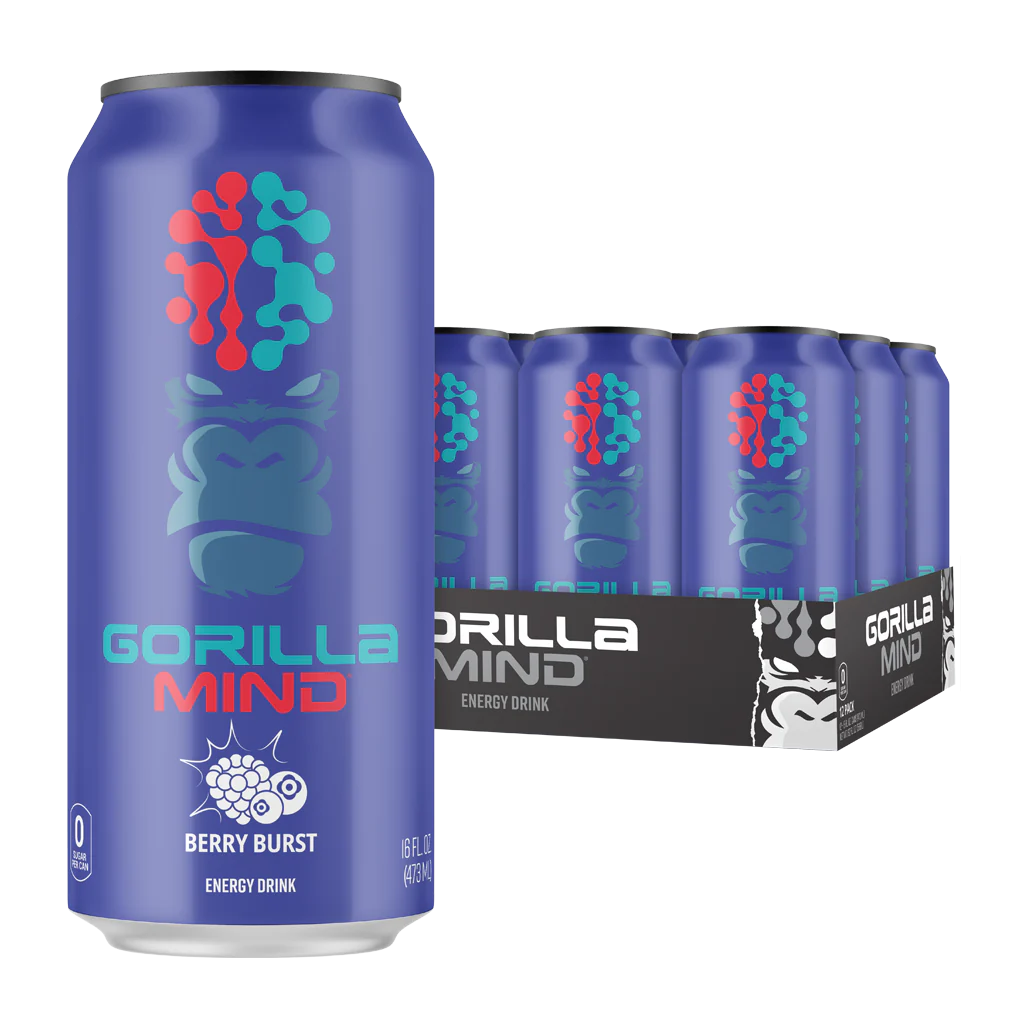 Gorilla Mind Energy Drink 12pk