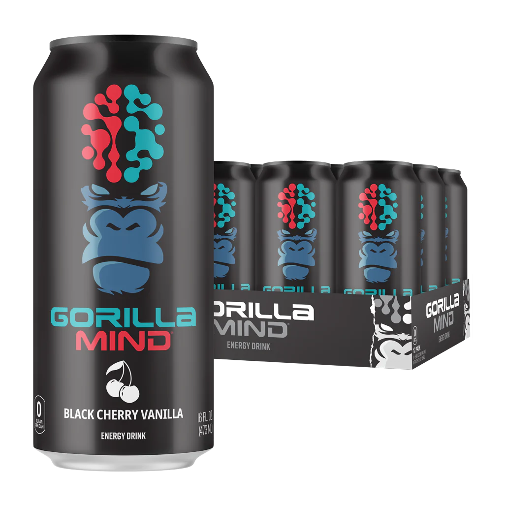 Gorilla Mind Energy Drink 12pk