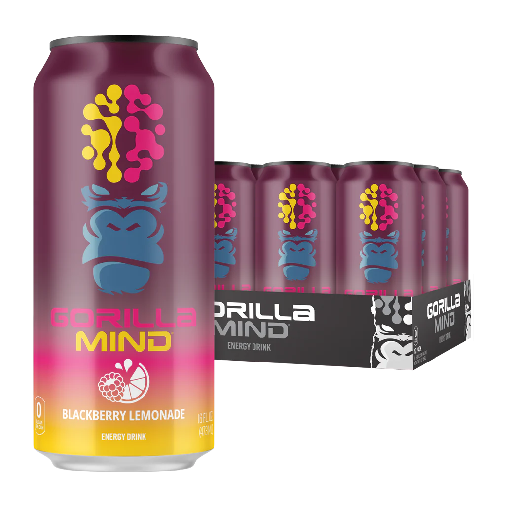 Gorilla Mind Energy Drink 12pk