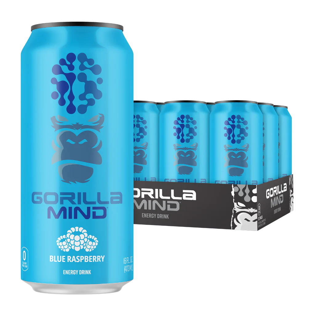 Gorilla Mind Energy Drink 12pk
