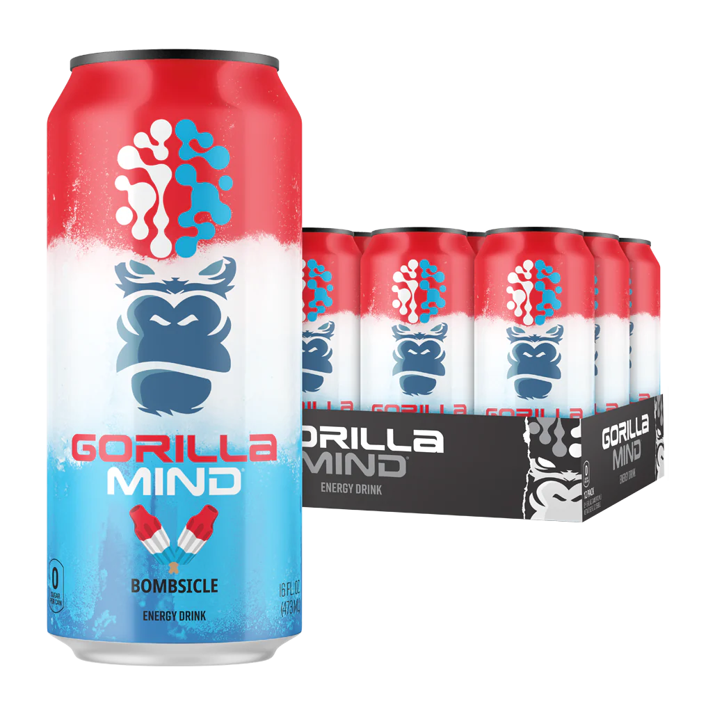 Gorilla Mind Energy Drink 12pk