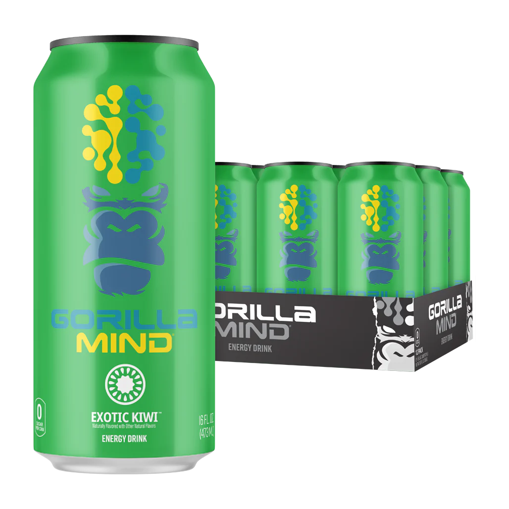 Gorilla Mind Energy Drink 12pk