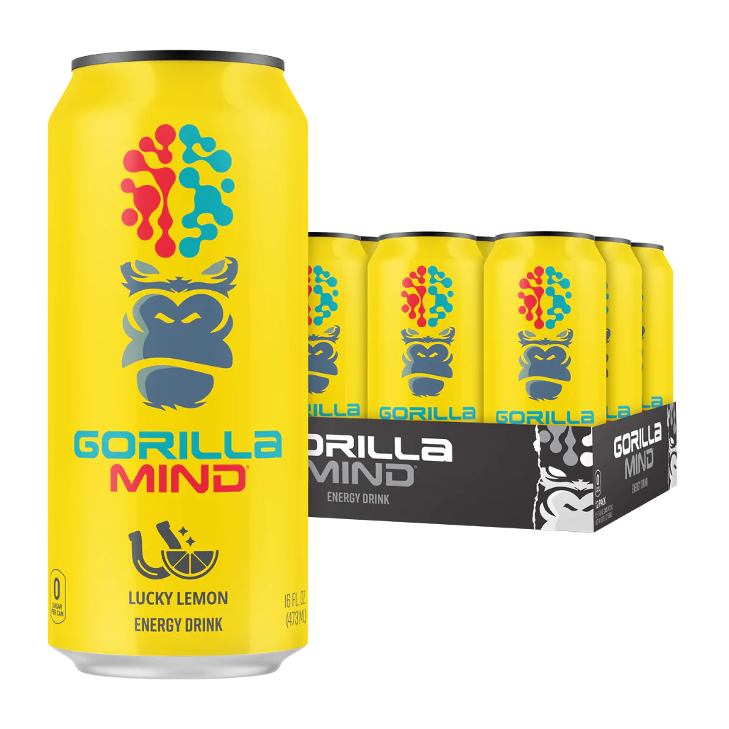 Gorilla Mind Energy Drink 12pk