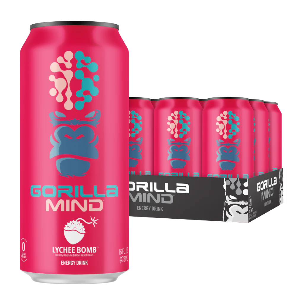 Gorilla Mind Energy Drink 12pk