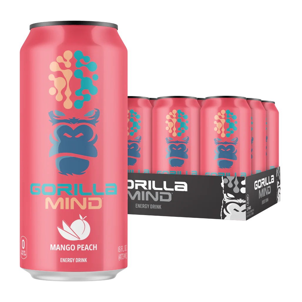 Gorilla Mind Energy Drink 12pk