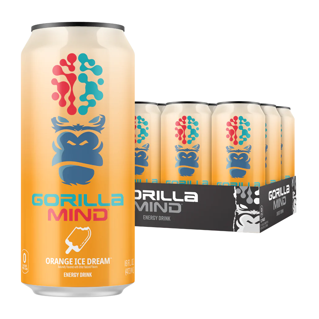 Gorilla Mind Energy Drink 12pk