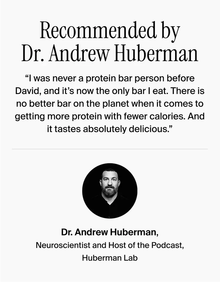 David Bars - High Protein Low Guilt!