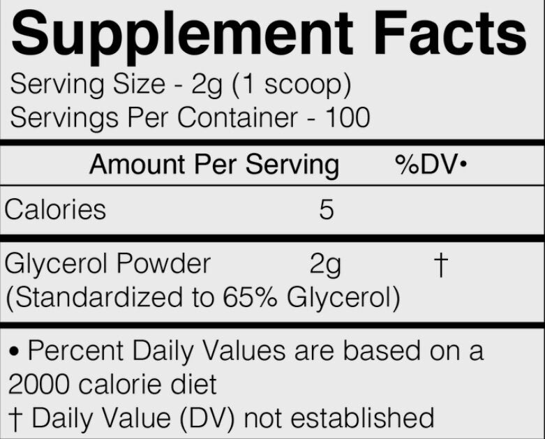 BlackMarket- Glycer65 RAW 100 Servings - Krazy Muscle Nutrition Not specifiedSQ7716910