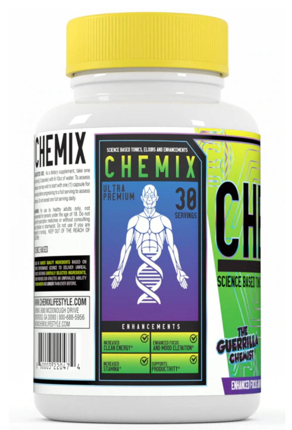 CHEMIX- Energy 60 Capsules - Krazy Muscle Nutrition vendor-unknownSQ7508413