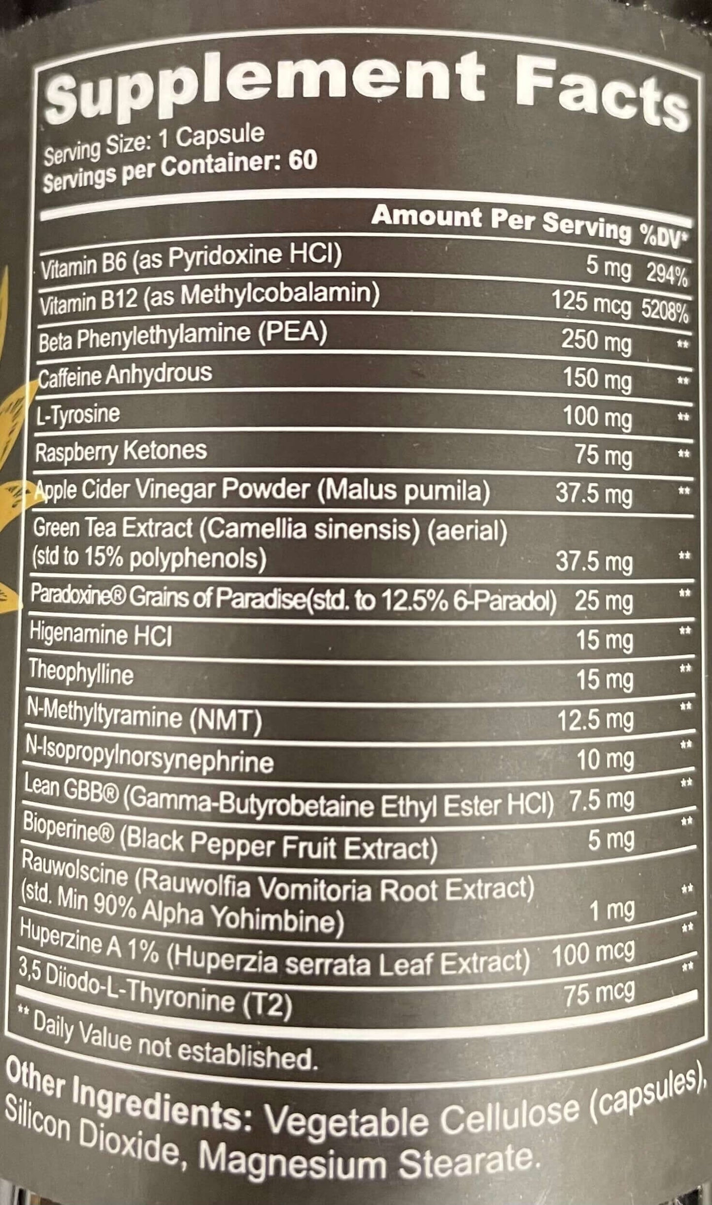 PandaSupps- CUTS- Extreme Fat Burner 60 Capsules - Krazy Muscle Nutrition vendor-unknownSQ9933557