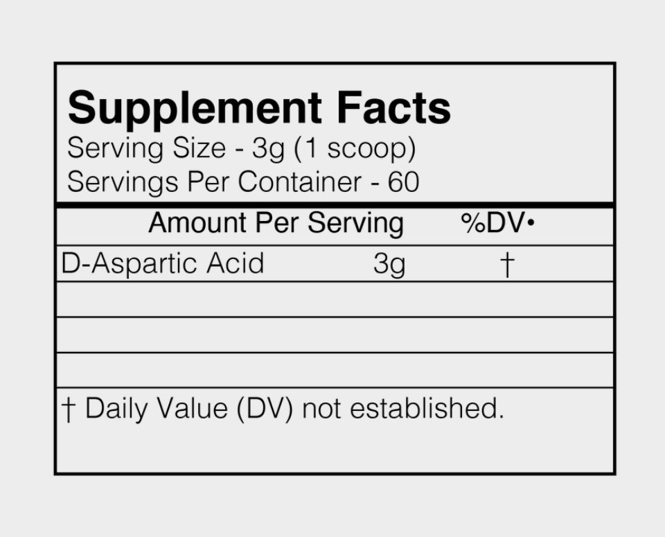 BlackMarket -D-Aspartic Acid- RAW