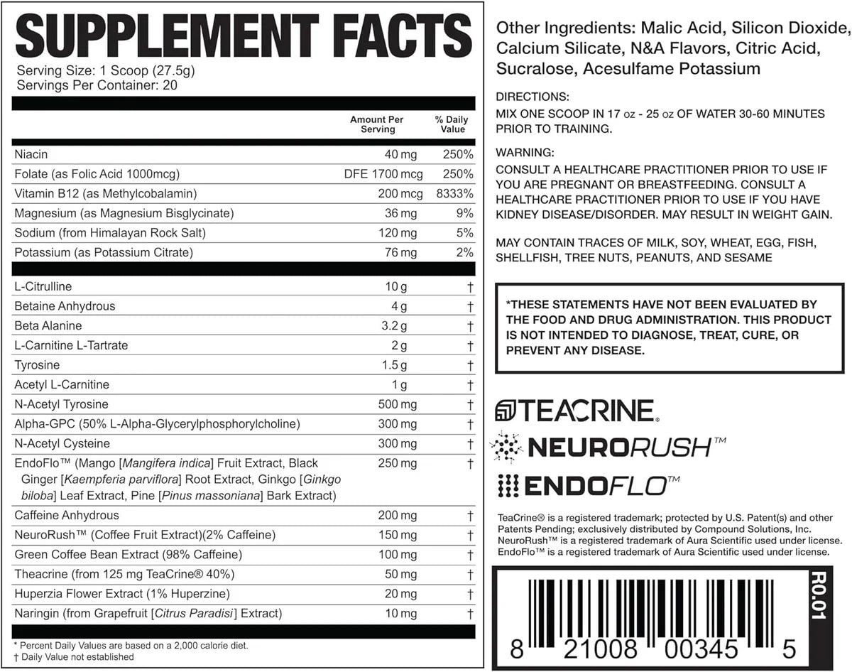Magnum Nutraceuticals - Limitless X16 - PreWorkout
