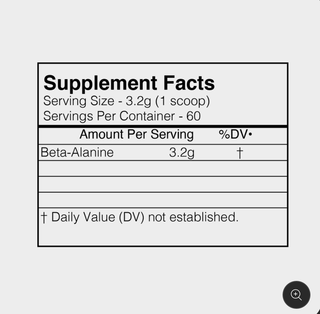 BlackMarketLabs -Beta-Alanine - RAW