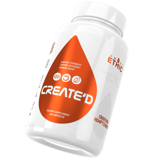 CREATE'D- Creatine & Adaptogens 180 caps