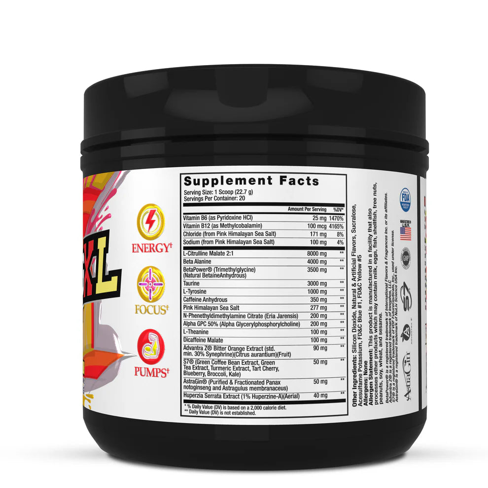 HC Platinum - Reckoning XL- PreWorkout Extra Strength Edition