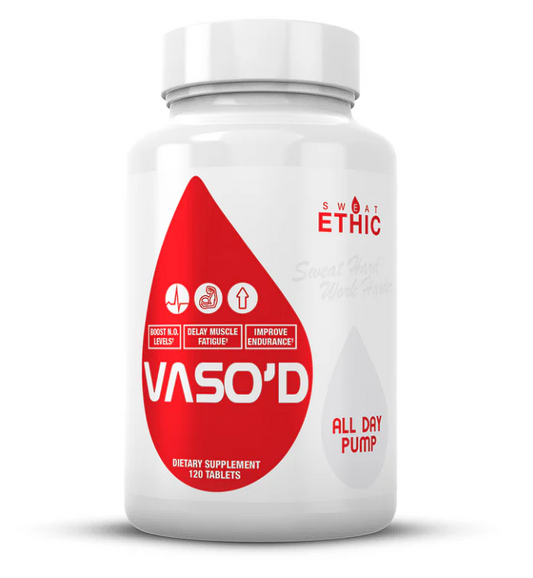 Sweat Ethic- Vaso’d Stim Free 120 Capsules