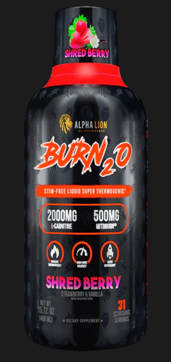 AlphaLion- Burn2O Stim-Free Liquid Thermogenic - Krazy Muscle Nutrition Not specified10179