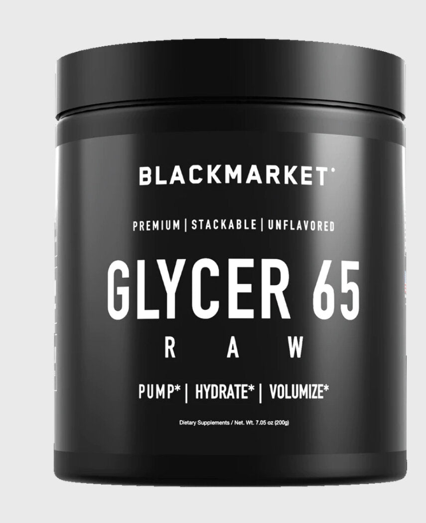 BlackMarket- Glycer65 RAW 100 Servings - Krazy Muscle Nutrition Not specifiedSQ7716910