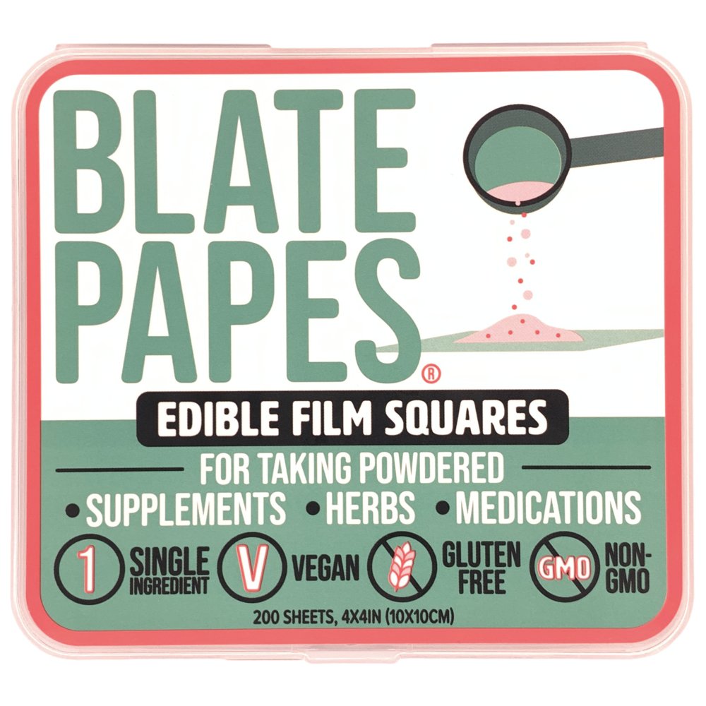 Blate Papes- Edible Film Pouches/Squares - Krazy Muscle Nutrition Not specifiedSQ5032085