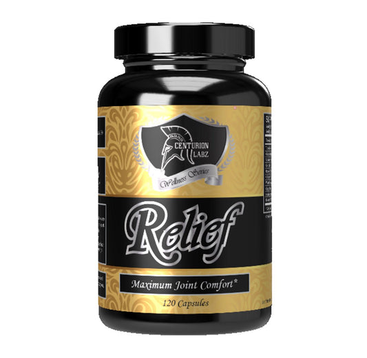 CenturionLabz- Relief- Maximum Joint Comfort 120 Capsules - Krazy Muscle Nutrition Not specified10070