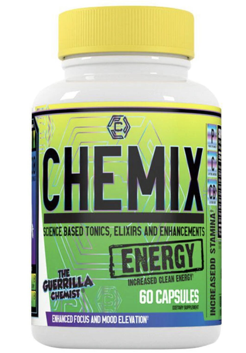 CHEMIX- Energy 60 Capsules - Krazy Muscle Nutrition vendor-unknownSQ7508413