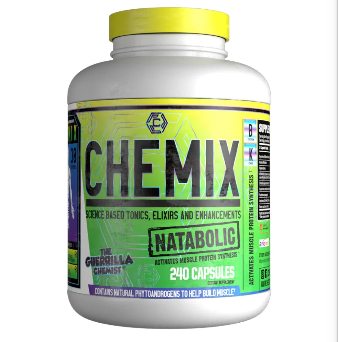 Chemix- Natabolic- Testosterone Support 120 Capsules - Krazy Muscle Nutrition vendor-unknown10152