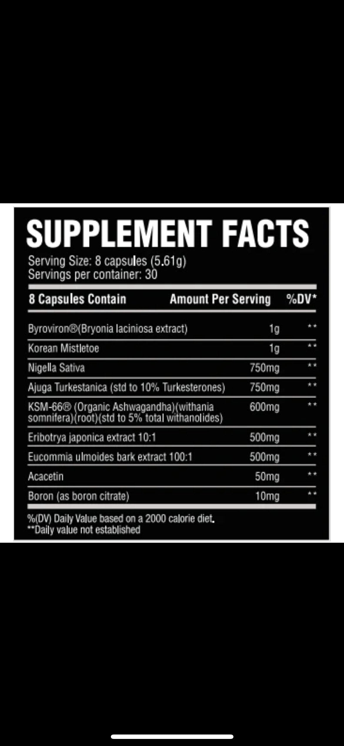 Chemix- Natabolic- Testosterone Support 120 Capsules - Krazy Muscle Nutrition vendor-unknown10152