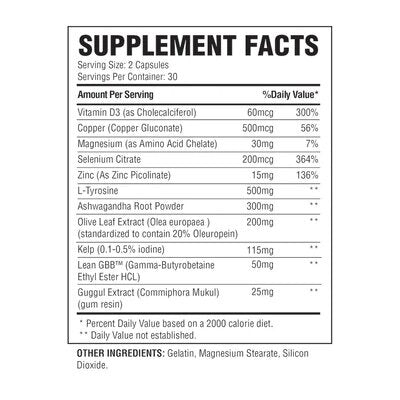 CondemnedLabz- Thyrogenic- Thyroid Support 60 Capsules - Krazy Muscle Nutrition Not specifiedSQ2565211