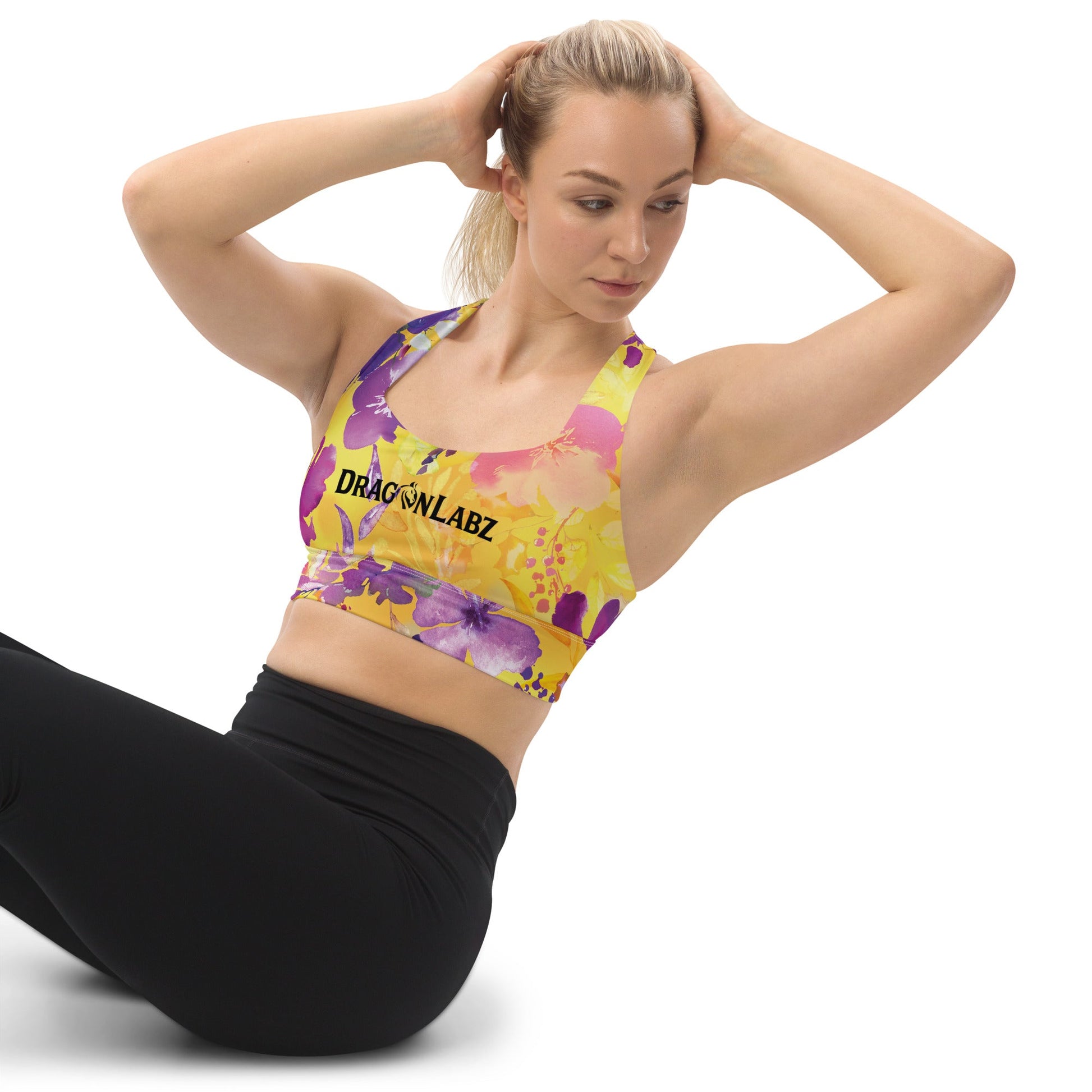 DragonLabz Floral Sports Bra - Krazy Muscle Nutrition Krazy Muscle Nutrition8877730_12290