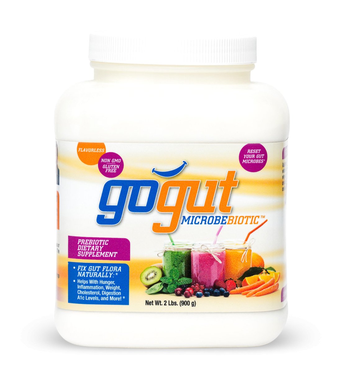 GoGut Microbe Biotic- Prebiotic Dietary Supplement - Krazy Muscle Nutrition vendor-unknownSQ9702716