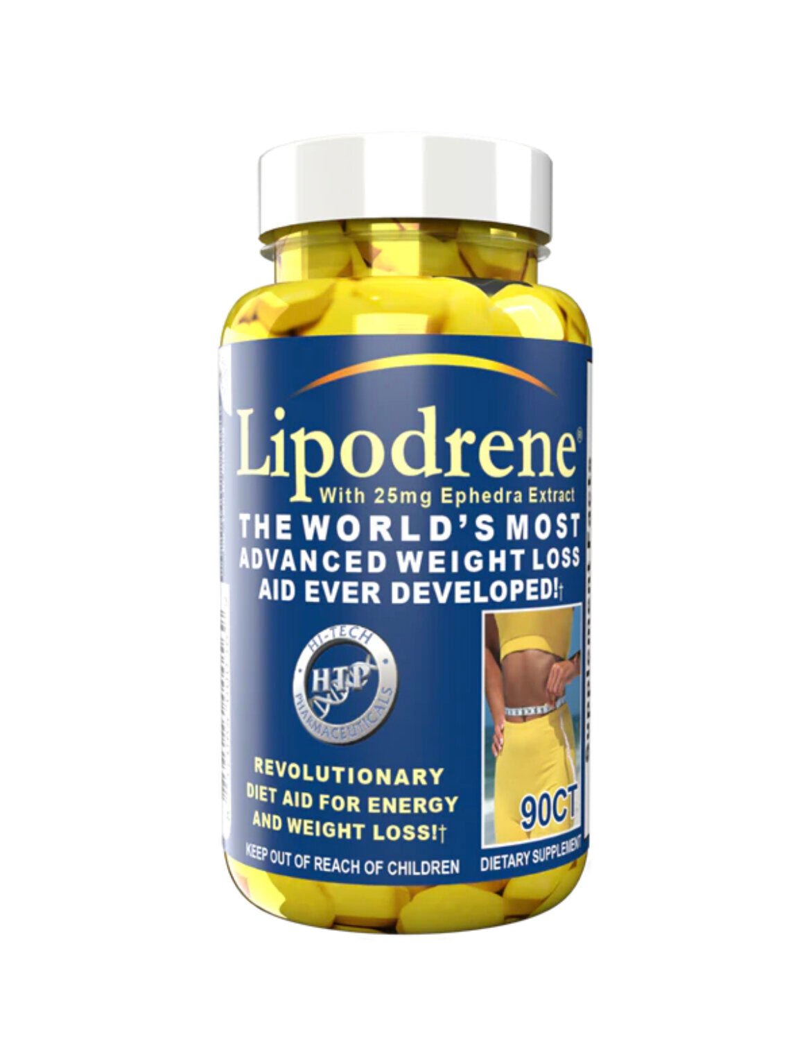 HTP- Lipodrene 90 Capsules - Krazy Muscle Nutrition vendor-unknownSQ0823475