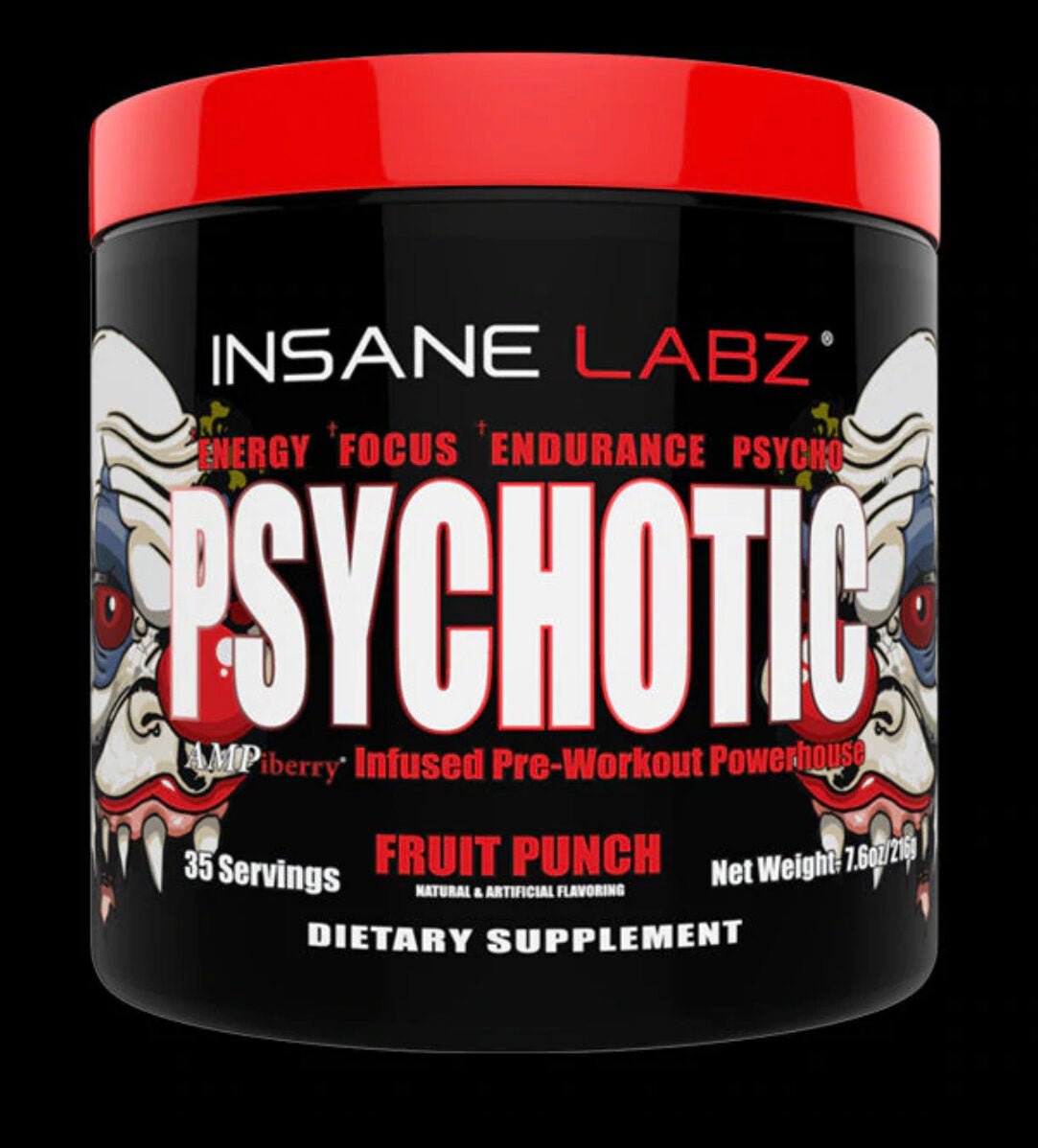 InsaneLabz- Psychotic PreWorkout 35 Servings - Krazy Muscle Nutrition vendor-unknownSQ9633423