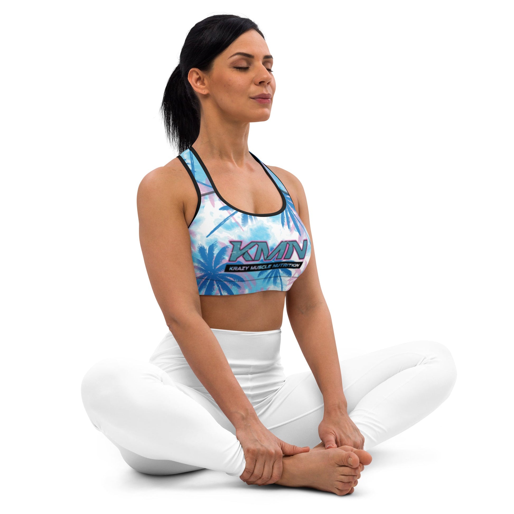 KMN FL Vibes Padded Sports Bra/Tank Top - Krazy Muscle Nutrition Krazy Muscle Nutrition6867953_10868