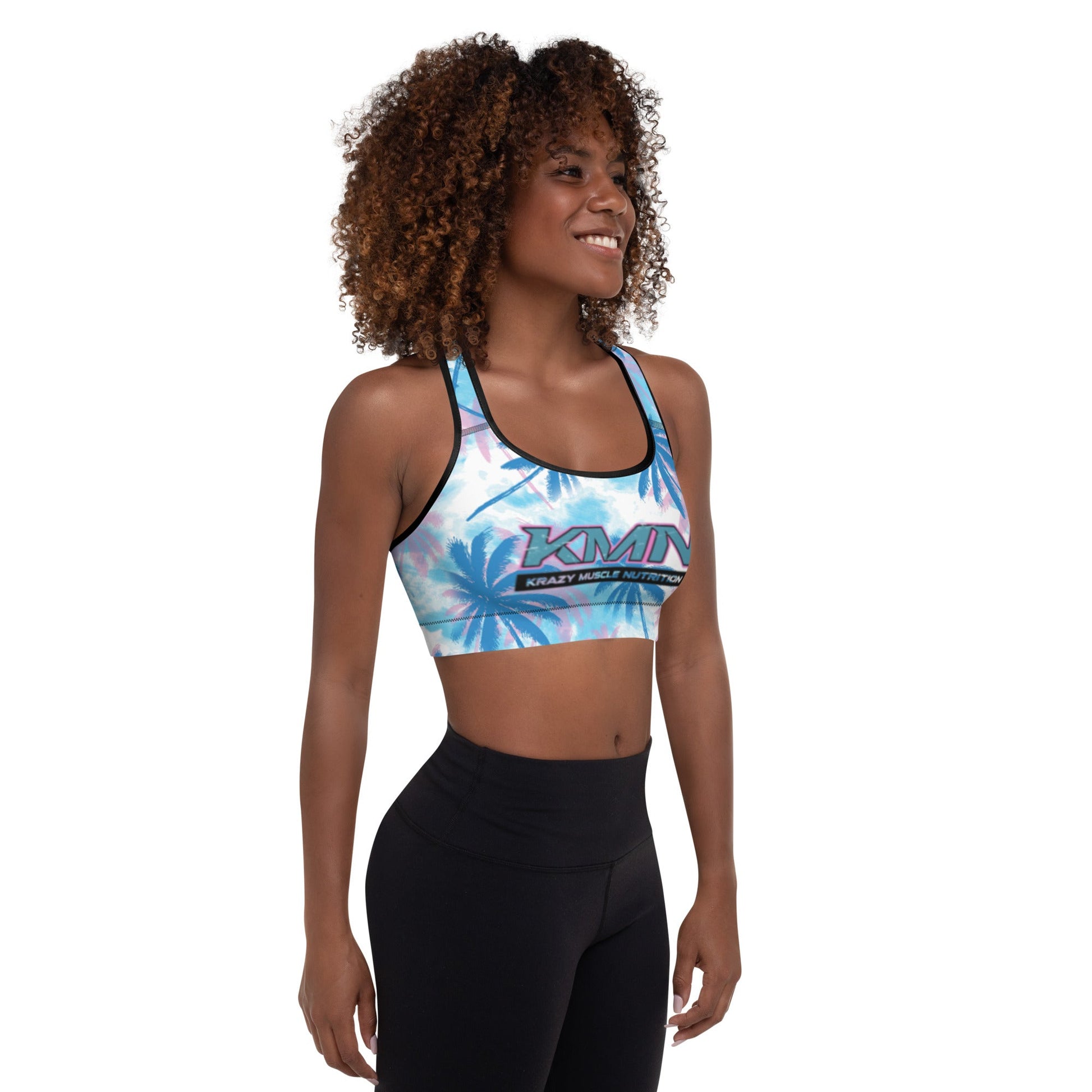 KMN FL Vibes Padded Sports Bra/Tank Top - Krazy Muscle Nutrition Krazy Muscle Nutrition6867953_10868