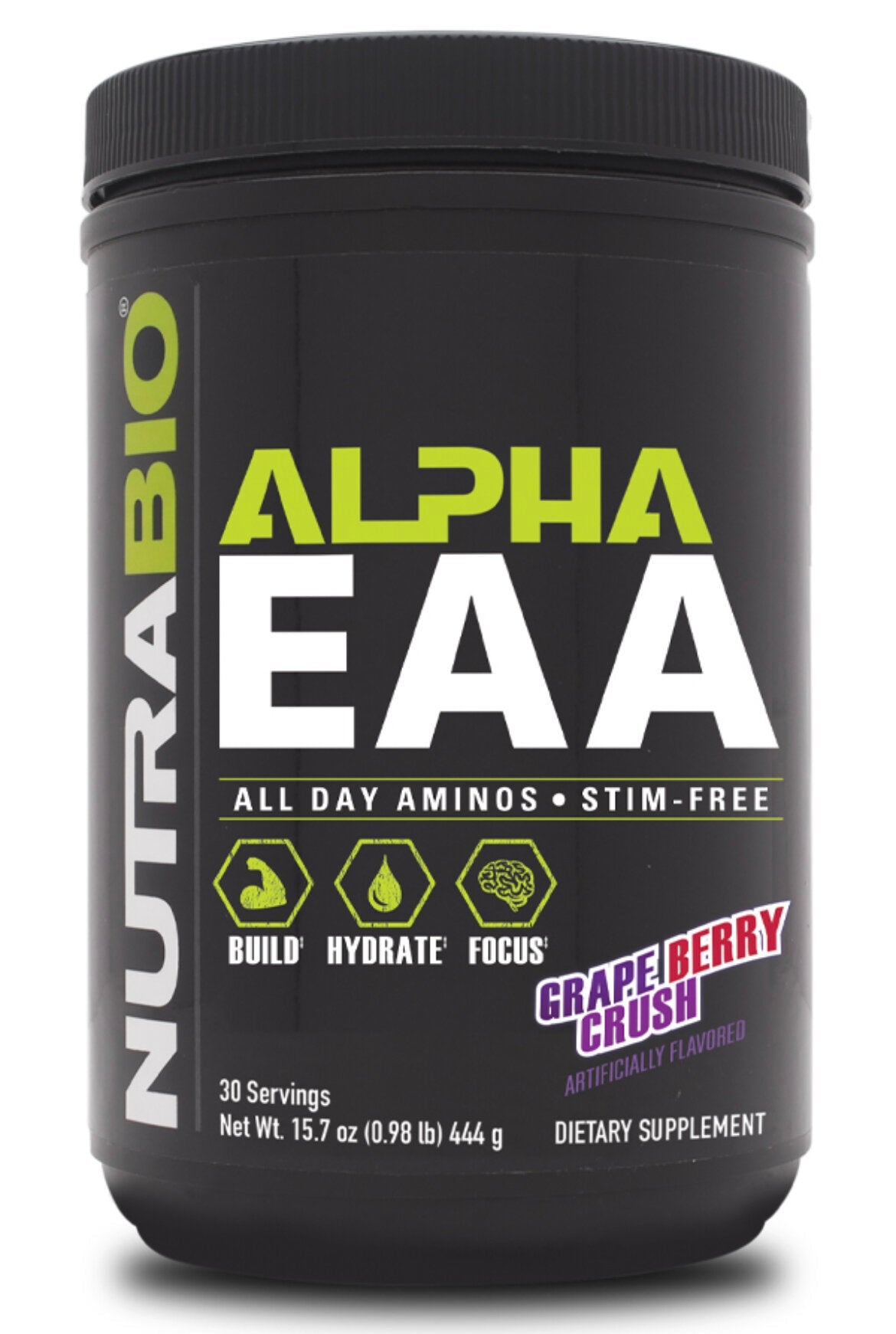 NutraBio- Alpa EAA - All Day Aminos 30 Servings - Krazy Muscle Nutrition vendor-unknownSQ7191044