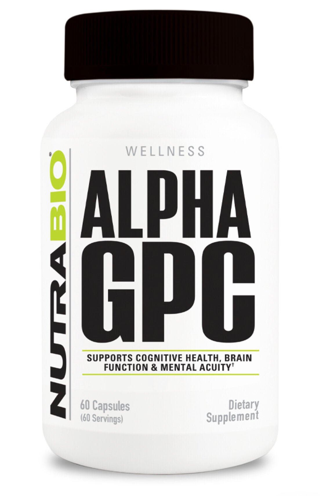 NutraBio- Alpha GPC 60 Capsules