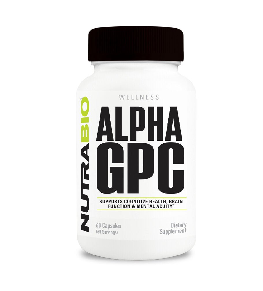 NutraBio- Alpha GPC 60 Capsules