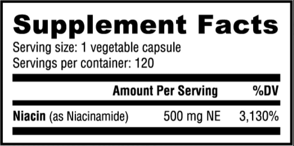 NutraBio- B-3 120 Veggie Capsules - Krazy Muscle Nutrition vendor-unknownSQ9955937