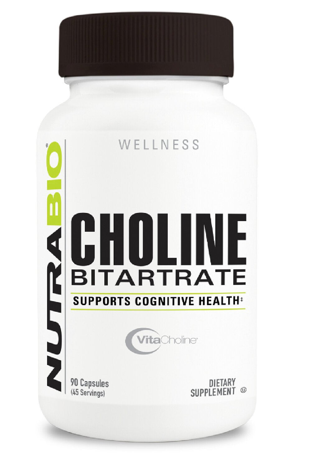 NutraBio- Choline Bitartrate 90 Veggie Capsules - Krazy Muscle Nutrition vendor-unknownSQ4880945