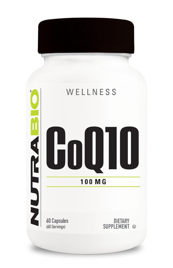 NutraBio- CoQ10 (100 mg) 60 Caps - Krazy Muscle Nutrition vendor-unknownSQ2364720