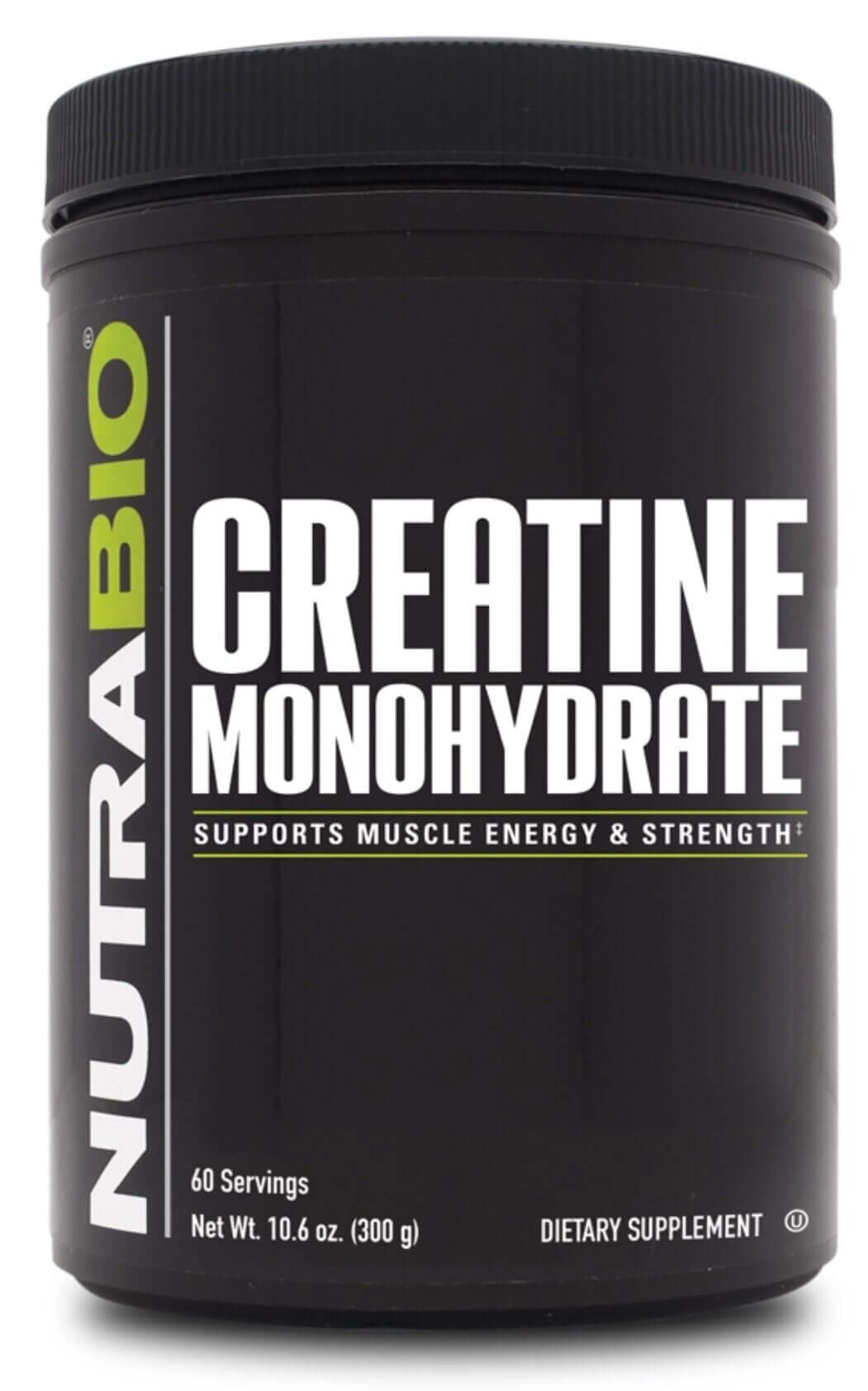 NutraBio- Creatine Monohydrate 60 Servings - Krazy Muscle Nutrition Not specifiedSQ4173868