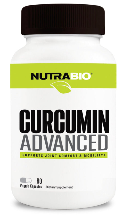 NutraBio- Curcumin Advanced 60 Veggie Capsules - Krazy Muscle Nutrition vendor-unknownSQ7701916