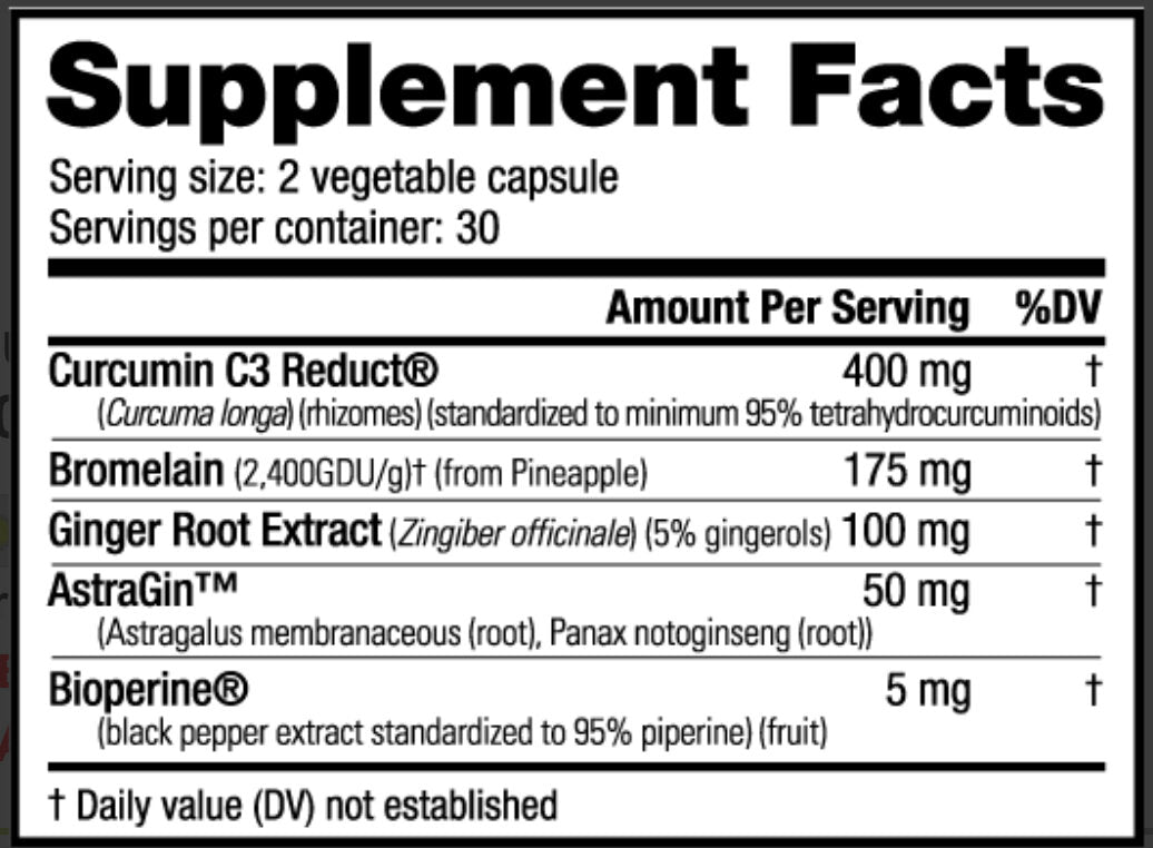 NutraBio- Curcumin Advanced 60 Veggie Capsules - Krazy Muscle Nutrition vendor-unknownSQ7701916
