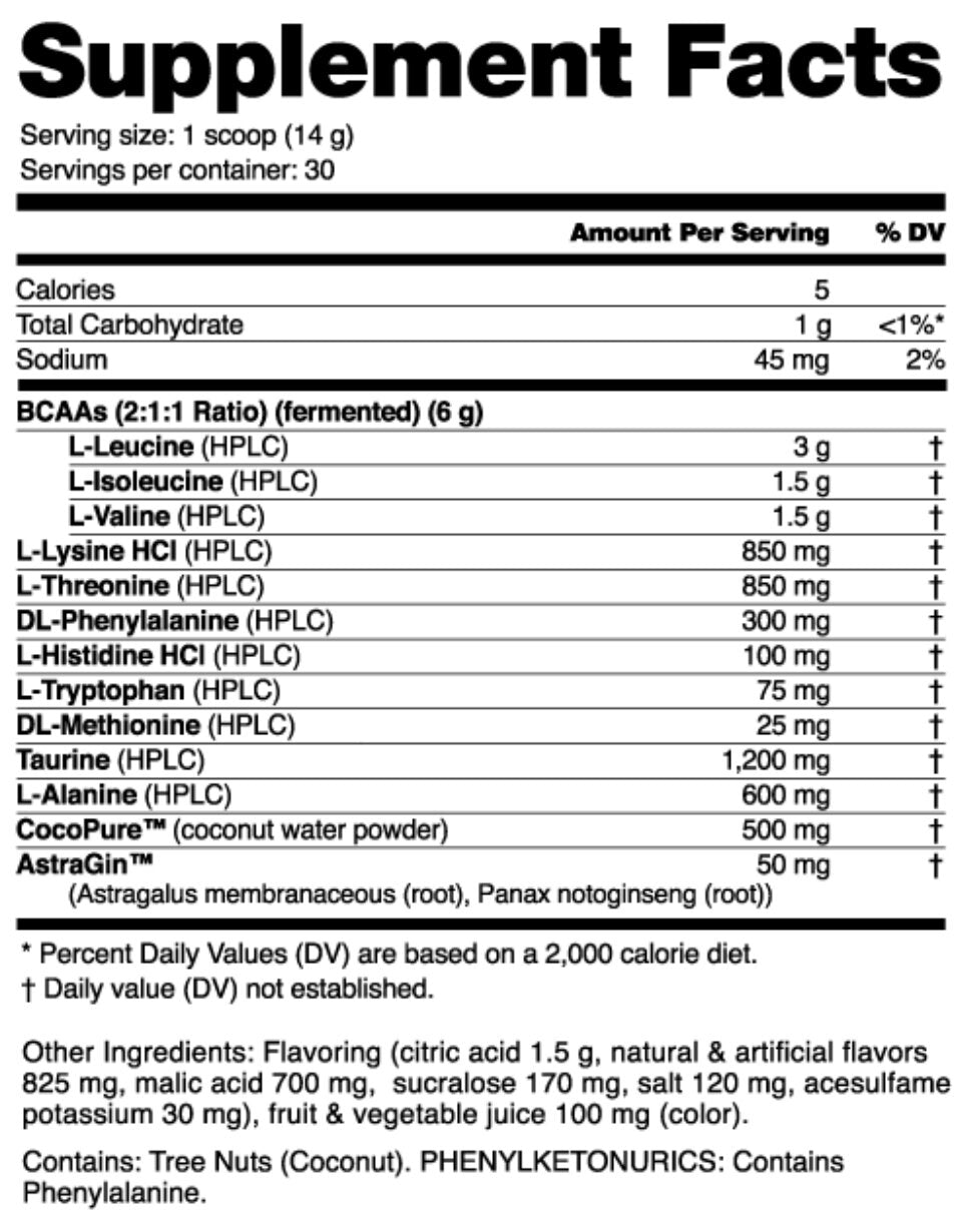 NutraBio- EAA Pure 30 Servings - Krazy Muscle Nutrition Not specifiedSQ5123423