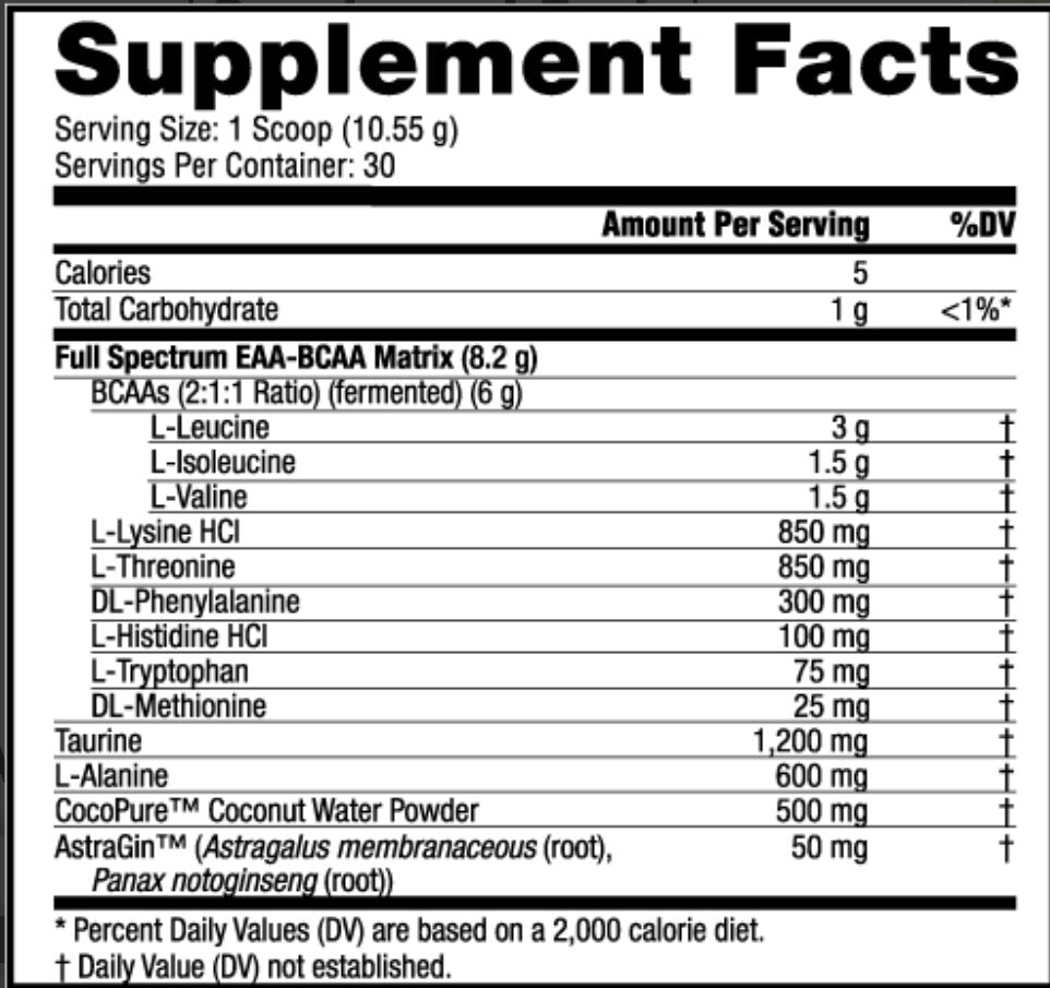 NutraBio- EAA Raw Unflavored 30 Servings - Krazy Muscle Nutrition Not specifiedSQ1144881