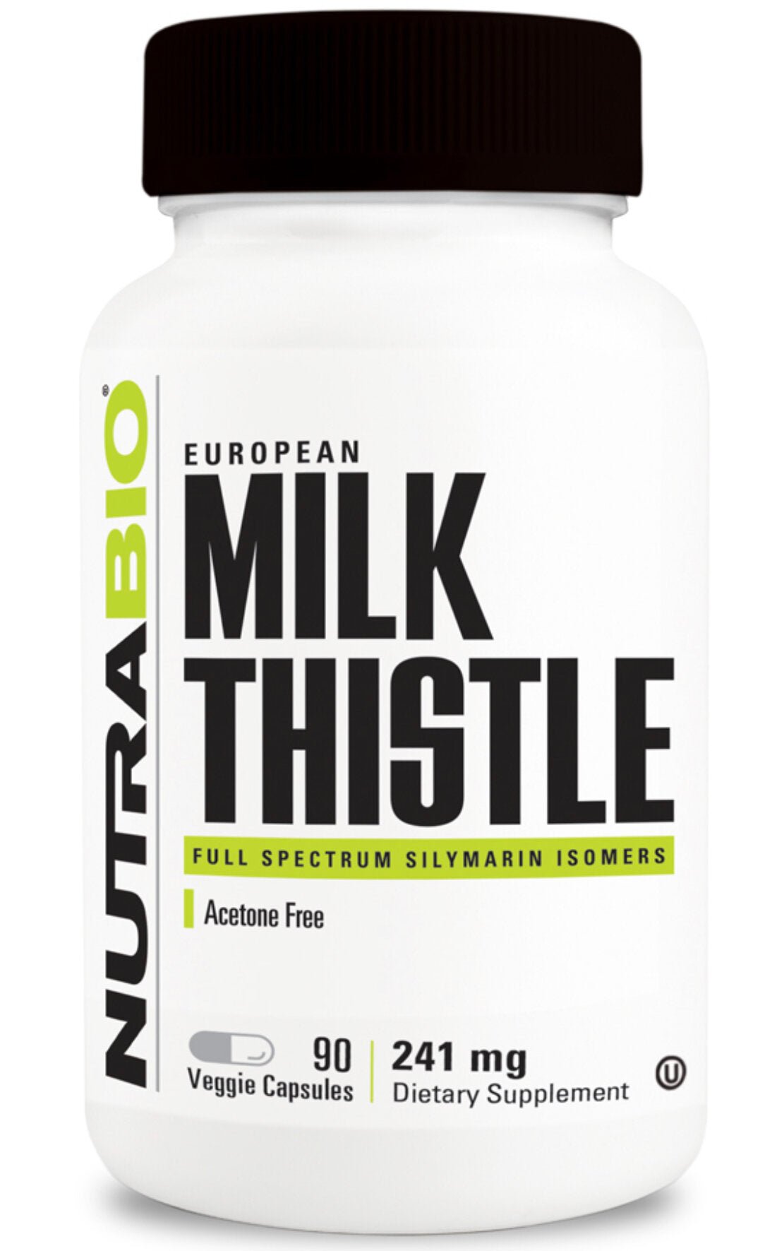 NutraBio- Milk Thistle European (241 mg) 90 Veggie Capsules - Krazy Muscle Nutrition vendor-unknownSQ8193223