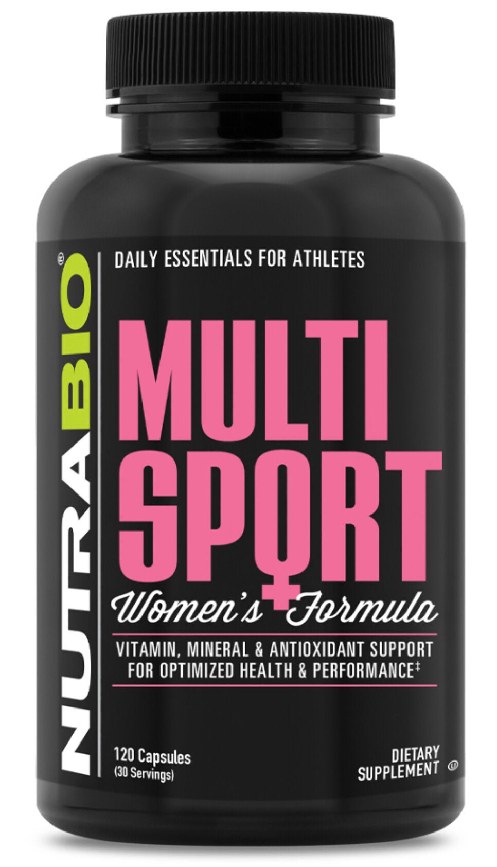 NutraBio- MultiSport- Women’s Formula 120 Veggie Capsules - Krazy Muscle Nutrition vendor-unknownSQ0908610