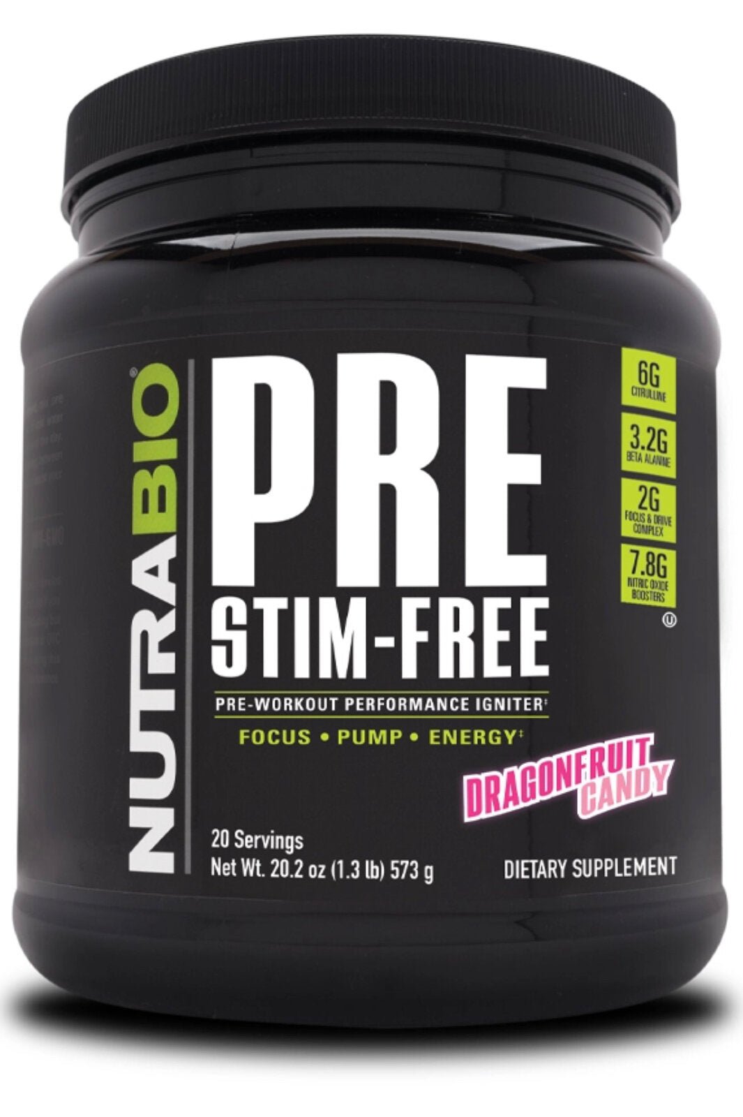 NutraBio- PreWorkout Stim-Free 20 Servings - Krazy Muscle Nutrition Not specifiedSQ0167136