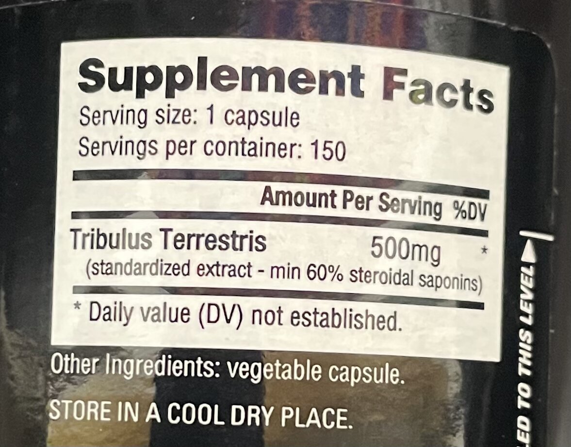 NutraBio- Tribulus Terrestris 150 Veggie Capsules - Krazy Muscle Nutrition vendor-unknownSQ2399487